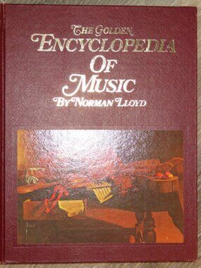 Golden Encyclopedia of MUSIC Norman Lloyd Hardcover Vintage 1968 (K819)